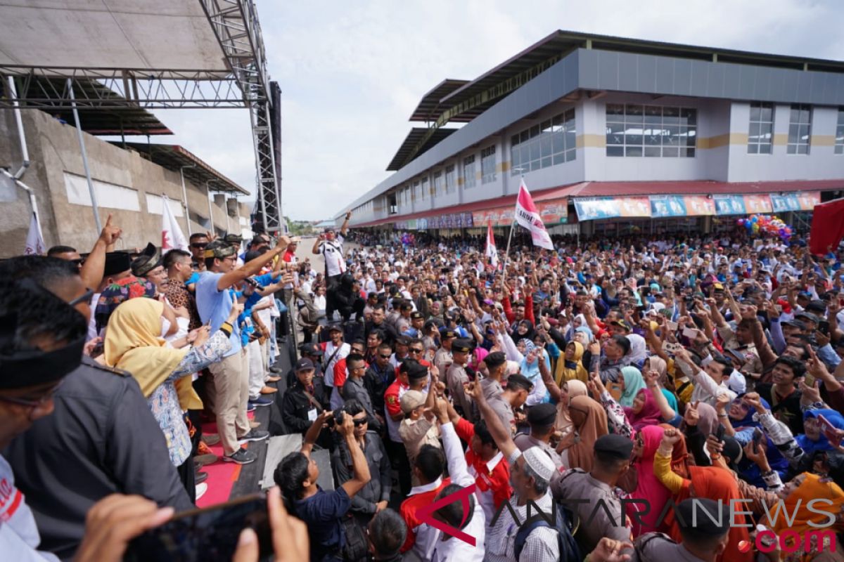 Sandiaga batal ke Pasar Botania