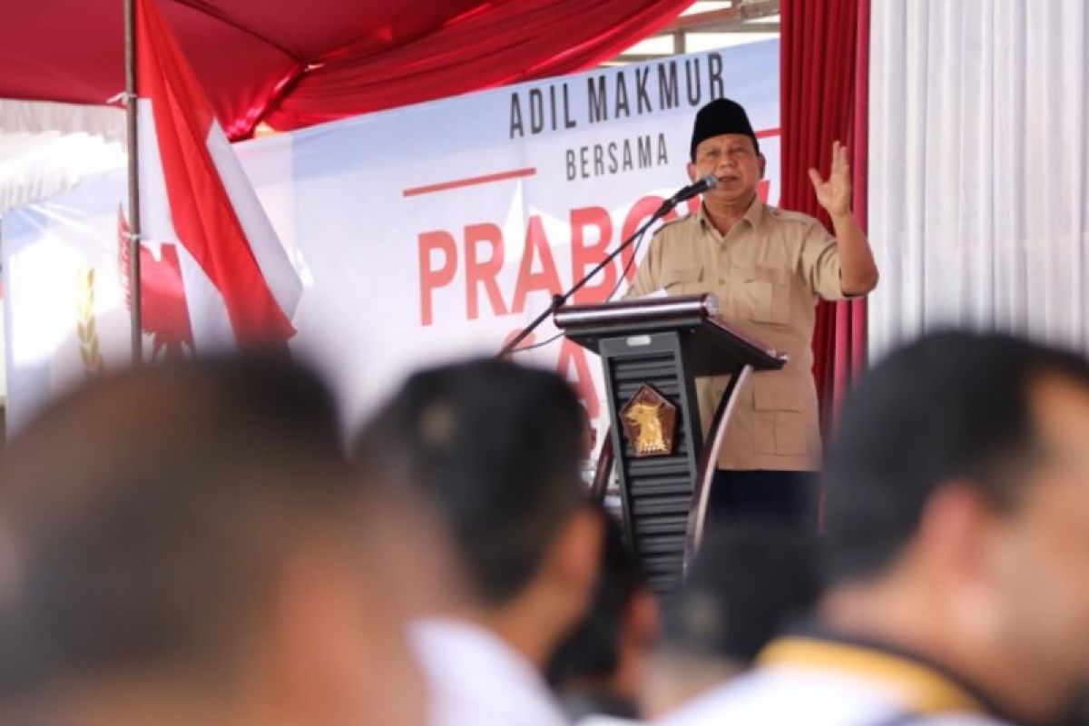 Prabowo Ragukan Hasil Survei Sejumlah Lembaga