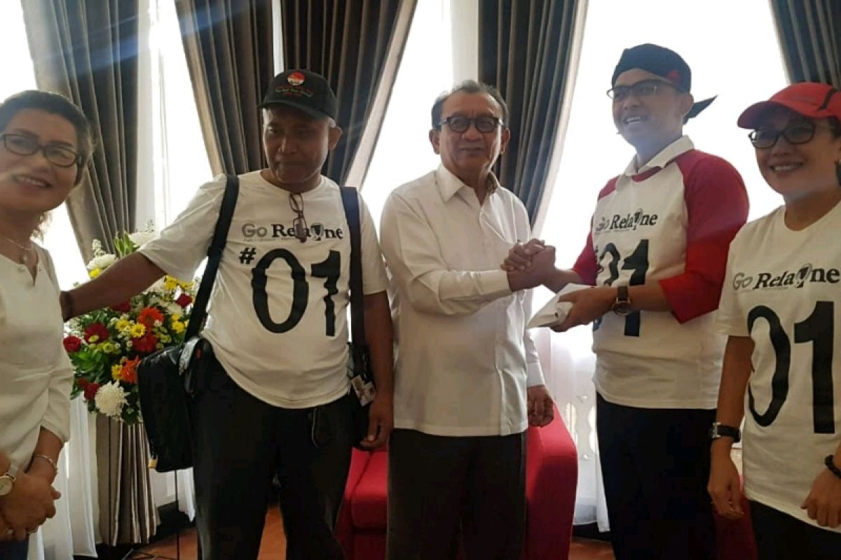 Nusantara untuk Jokowi serahkan bantuan bencana Lombok