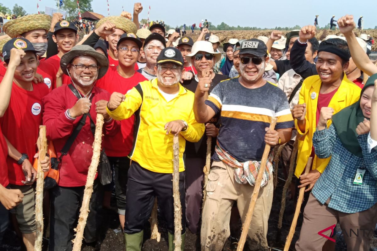 ULM kerahkan 5.000 mahasiswa menanam di lahan HPS Desa Jejangkit