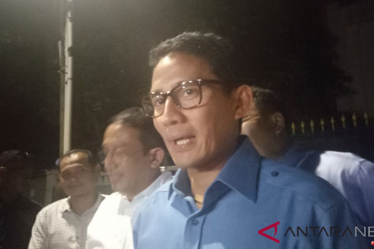 Sandiaga mengucapkan selamat ulang tahun kepada Prabowo