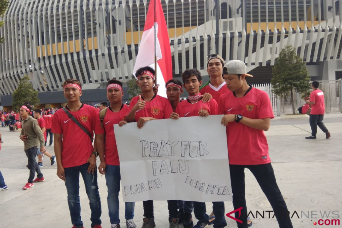 Suporter Indonesia di Malaysia Berduka untuk Palu-Donggala