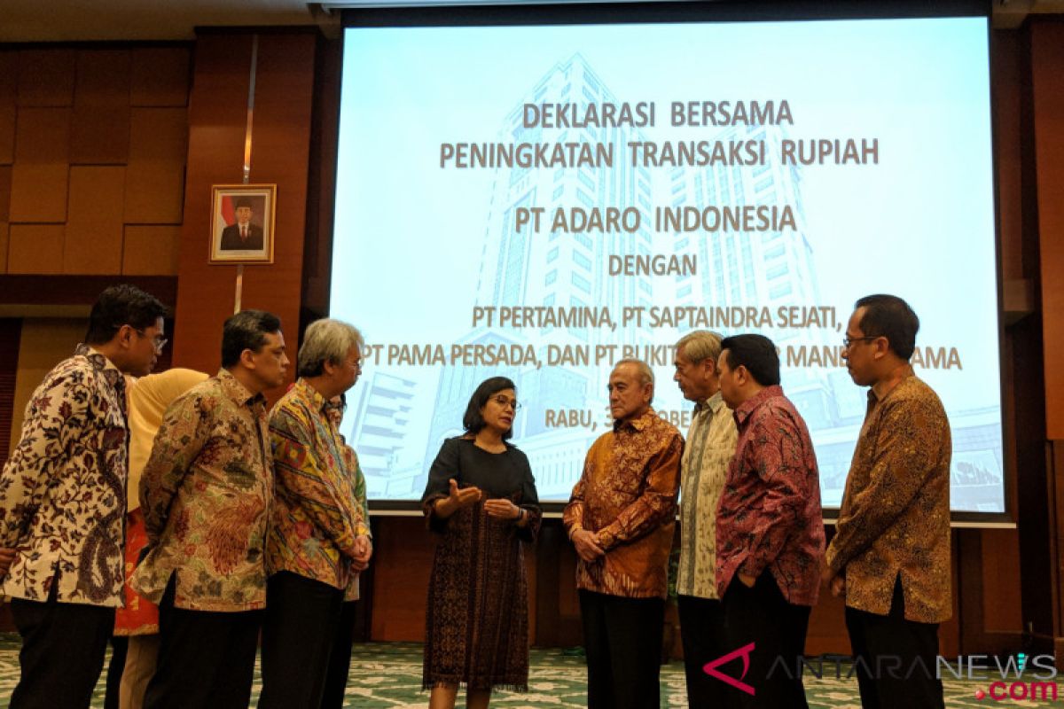 Adaro berkomitmen tingkatkan transaksi rupiah