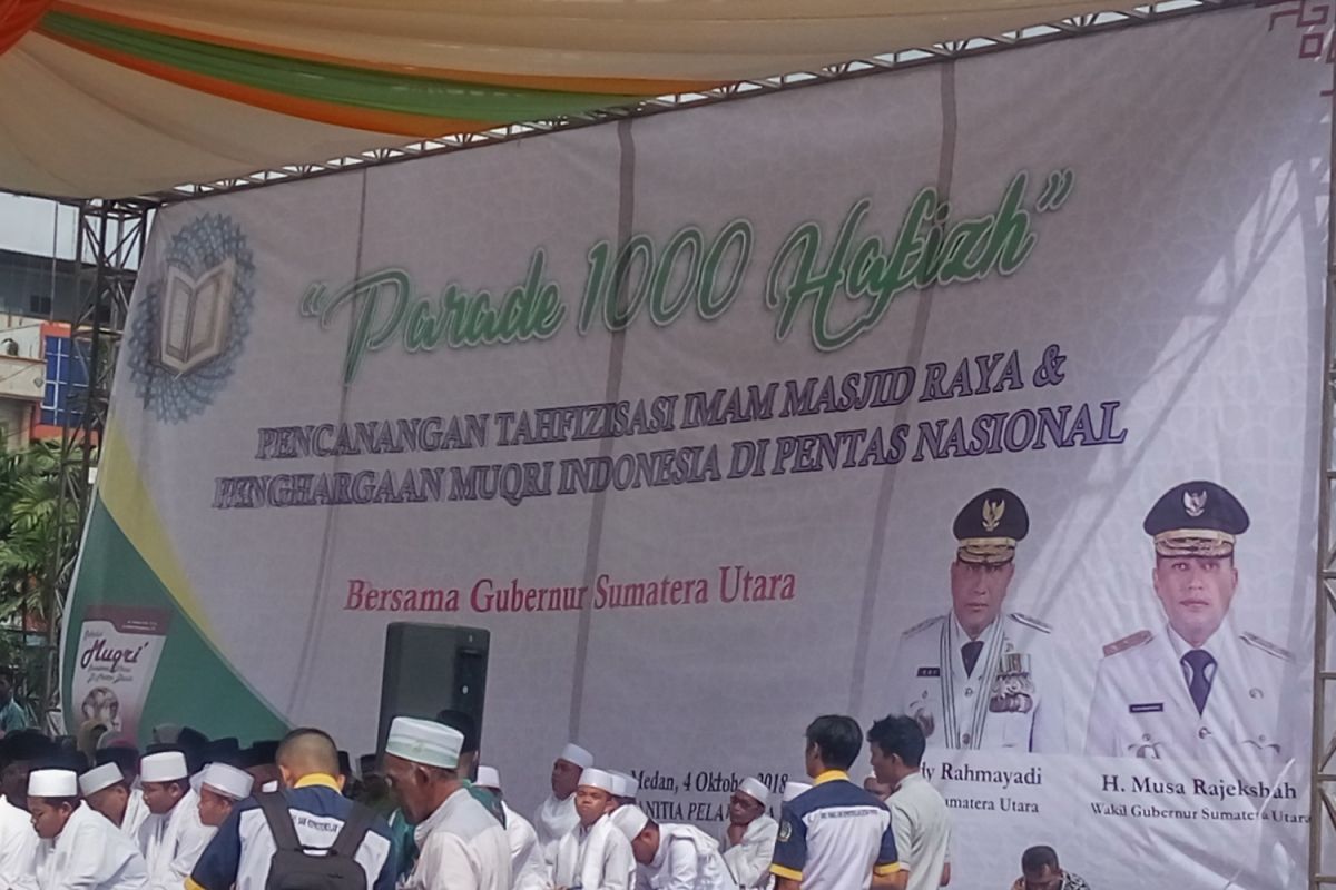 Parade 1000 Hafidz awal pelaskanaan MTQ nasional