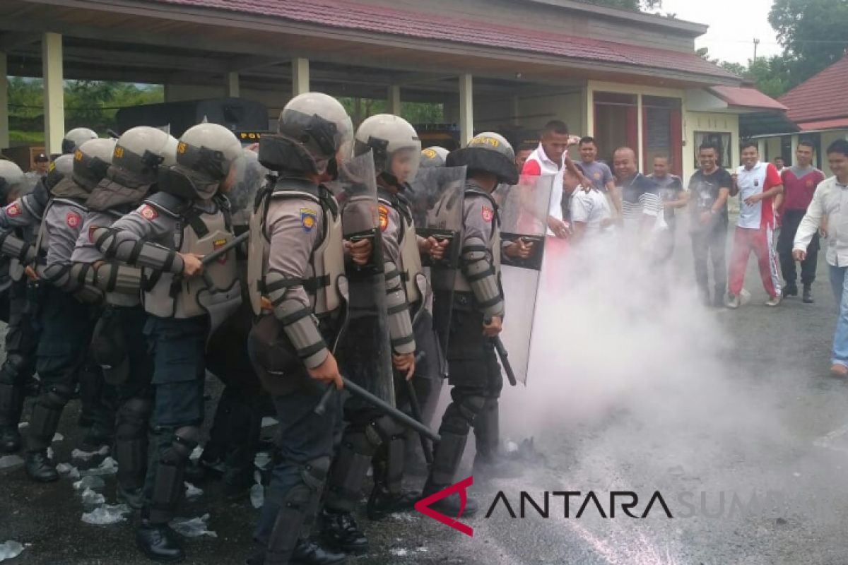 Polres Solok Selatan Gelar Simulasi Pengamanan Pemilu