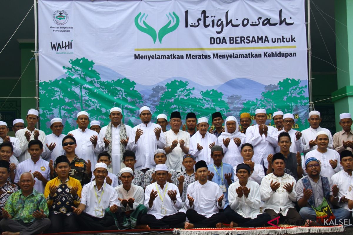 Jelang sidang putusan, masyarakat HST istighosah selamatkan meratus