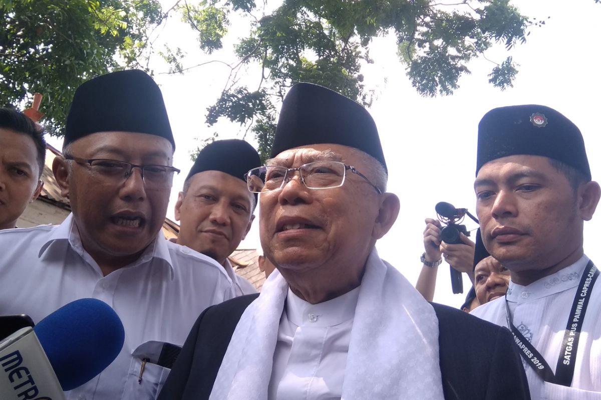 Ma'ruf Amin sebut PA 212 tidak punya tujuan jelas