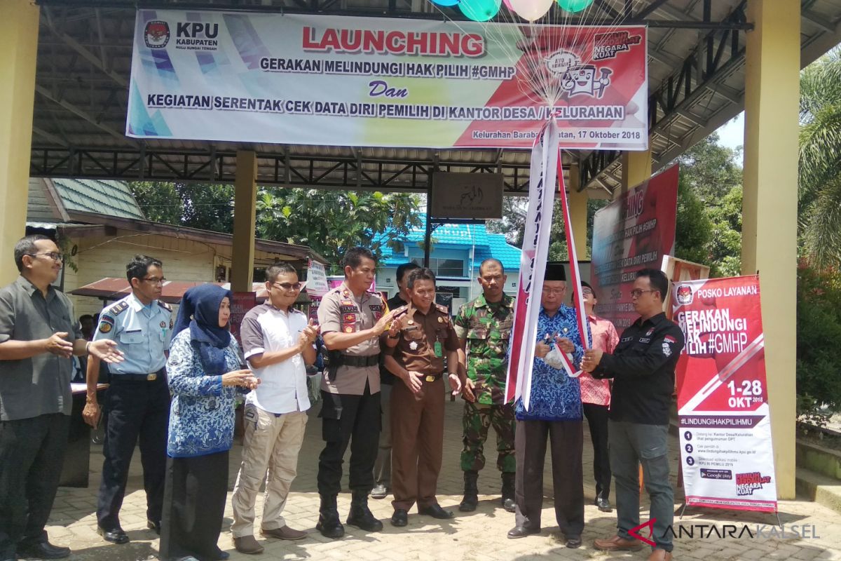 KPU HST launching Gerakan Melindungi Hak Pilih