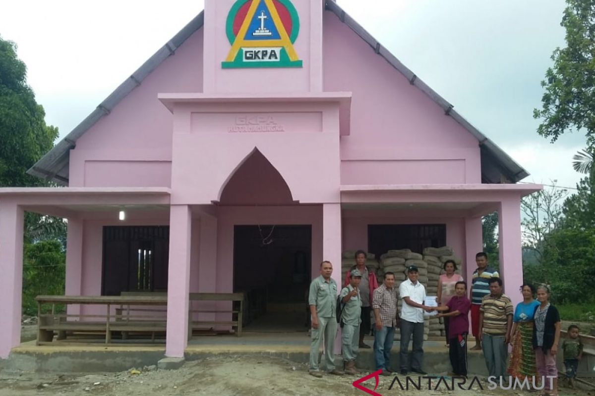 TPL bantu pembangunan gereja dukung kenyamanan beribadah