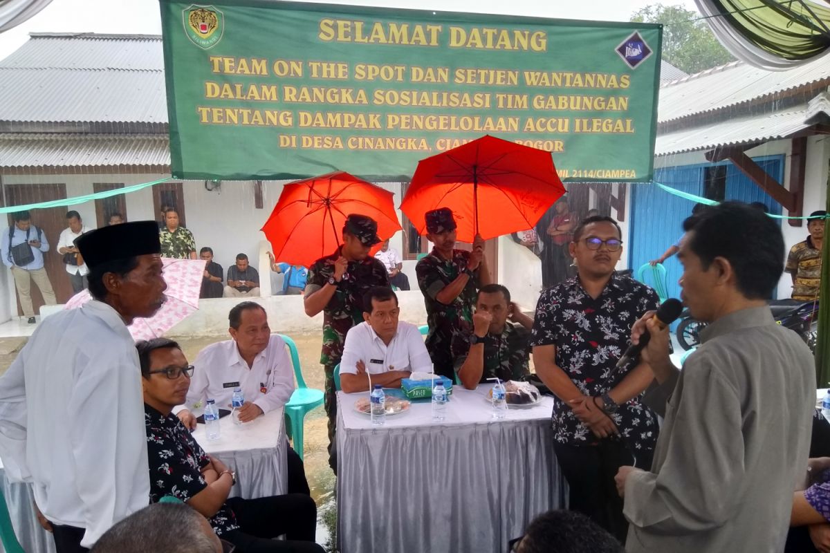 Wantannas sosialisasikan bahaya pengelolaan aki ilegal