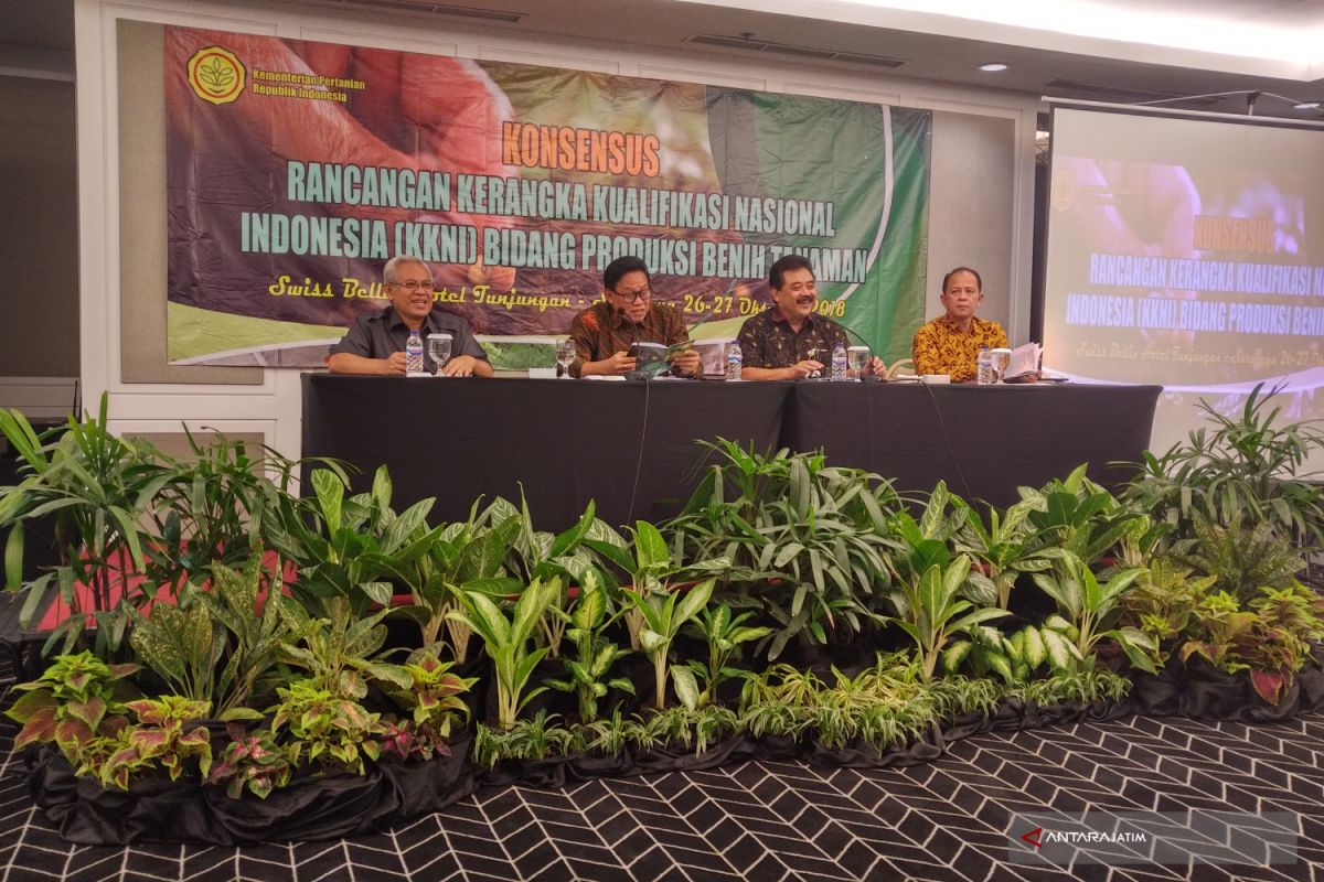 Kementan Rancang Kualifikasi Standar Nasional Perbenihan