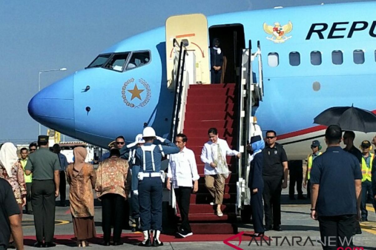 Presiden Jokowi kunjungi Jembatan Suramadu