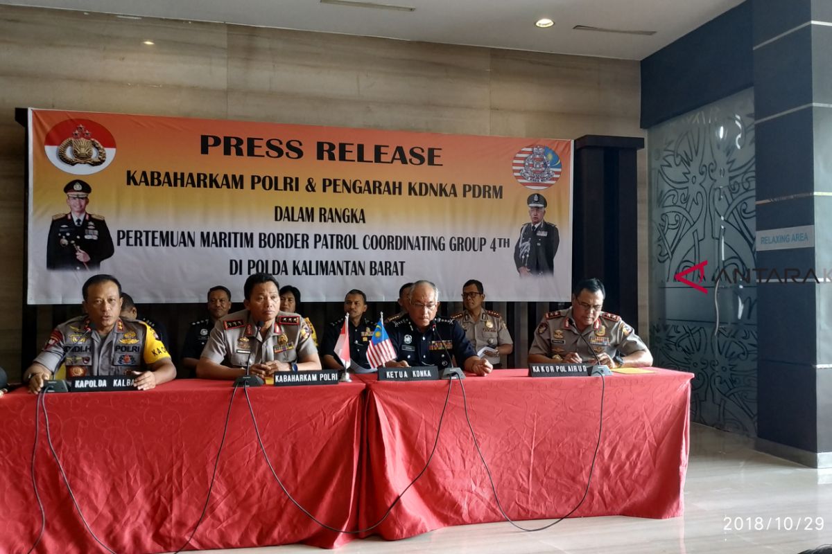 Polri dan PDRM latihan bersama cegah kejahatan di perbatasan