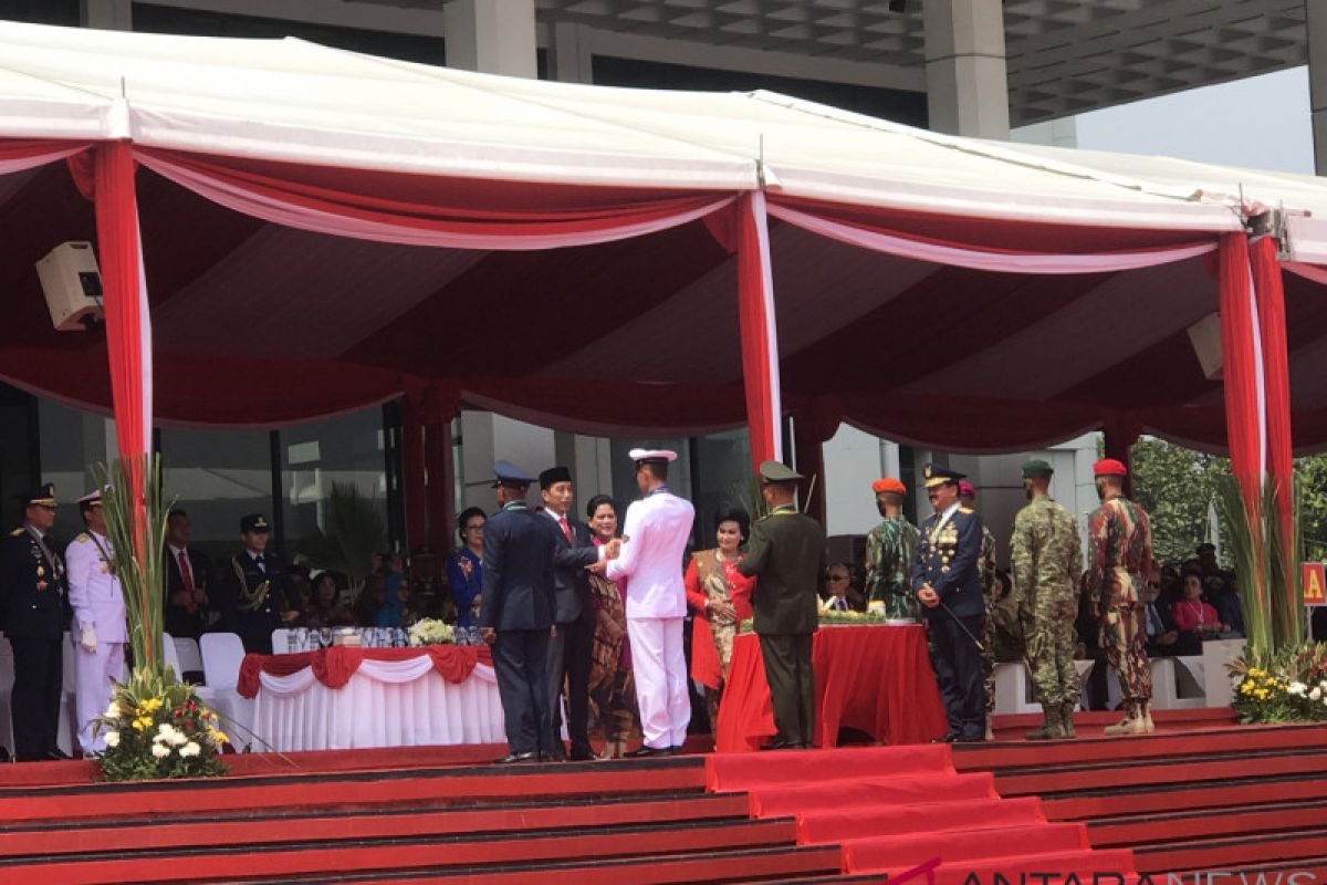 Presiden atas nama rakyat berterima kasih pada TNI