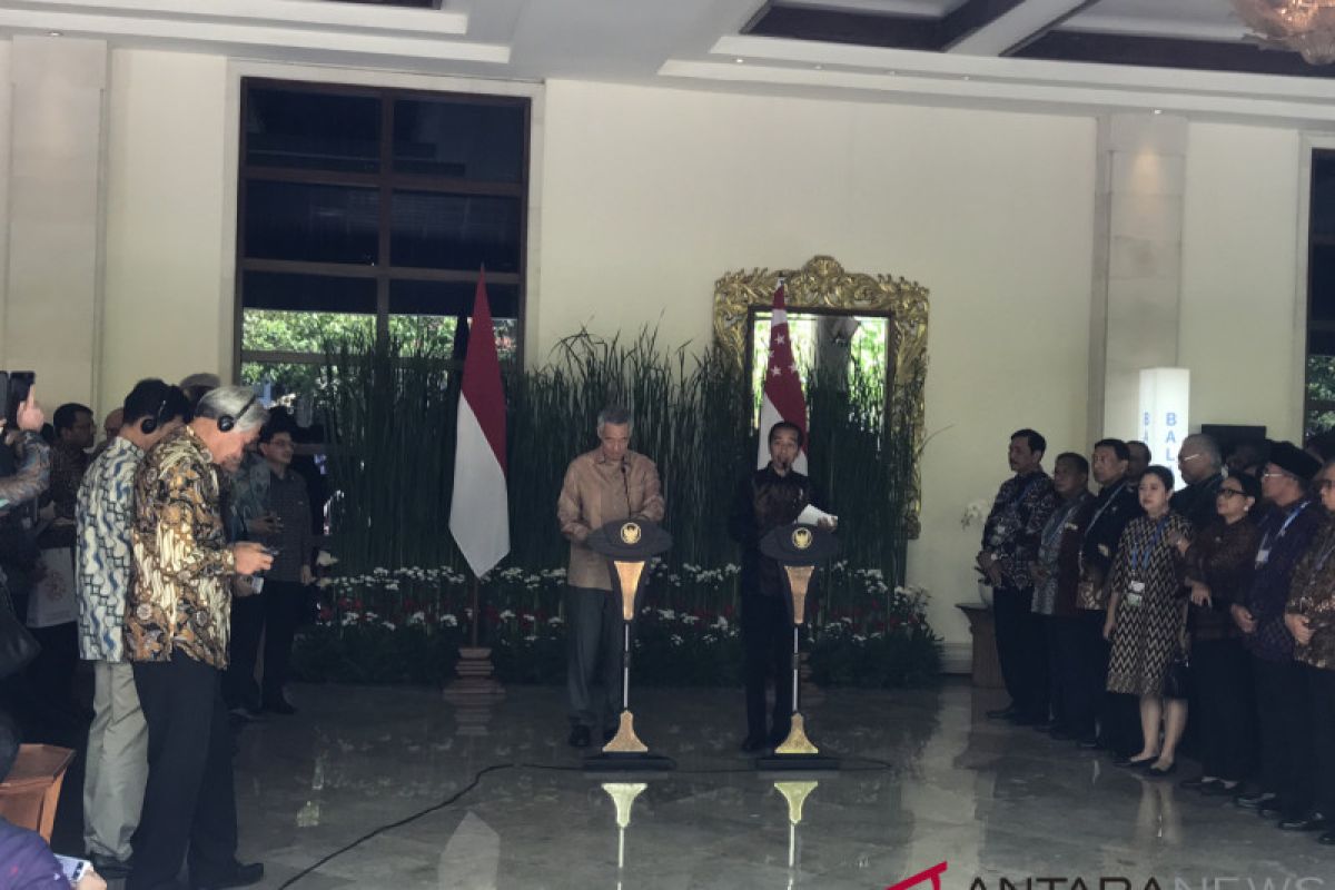 Jokowi sebut Singapura negara pertama tawarkan bantuan bencana