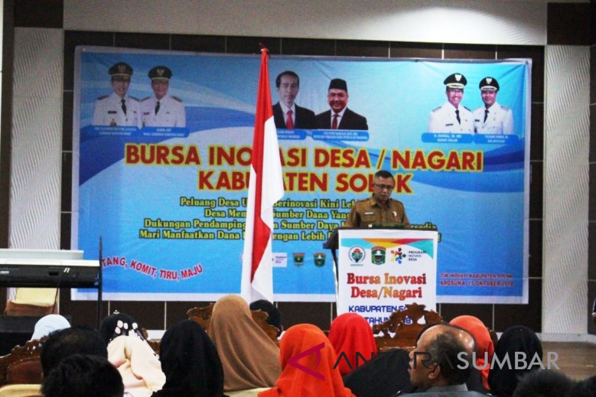 Pemkab Solok gelar bursa Inovasi Nagari