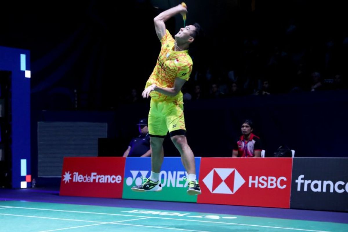 Jonatan Christie takluk dari Chen Long di Paris Terbuka