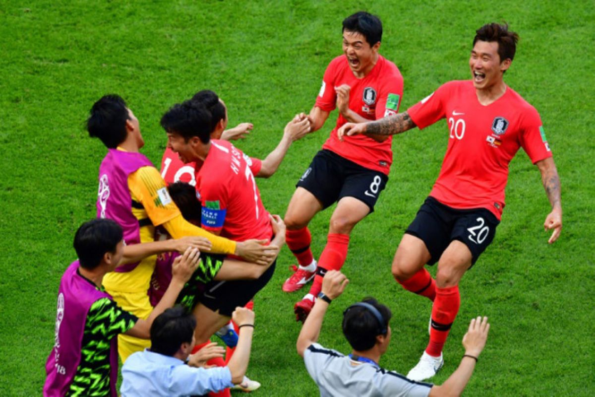 Jung Woo-young beri kemenangan Korsel 2-1 atas Uruguay