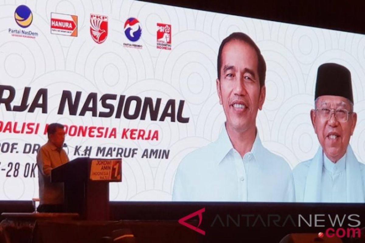 Jusuf Kalla tekankan TKN Jokowi-Ma'ruf utamakan kampanye dialogis