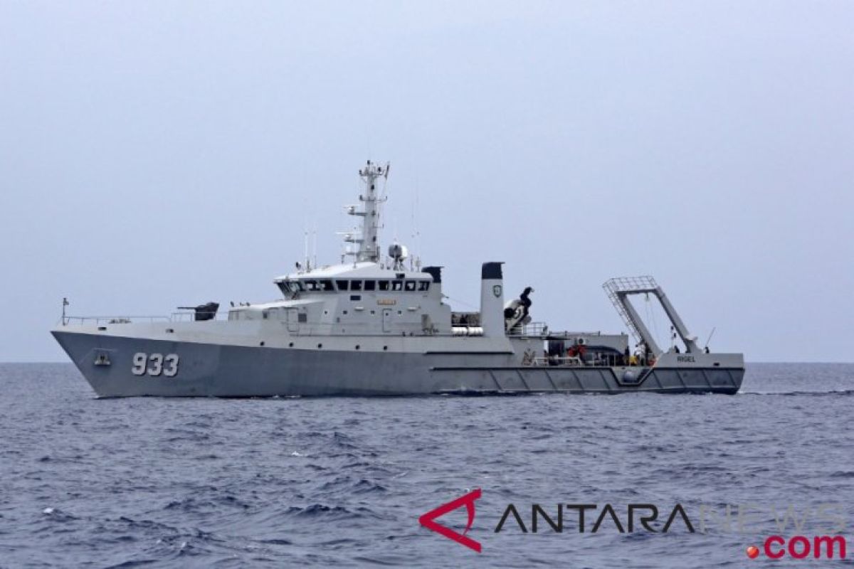 KRI Rigel-933 terus cari bangkai pesawat Lion Air