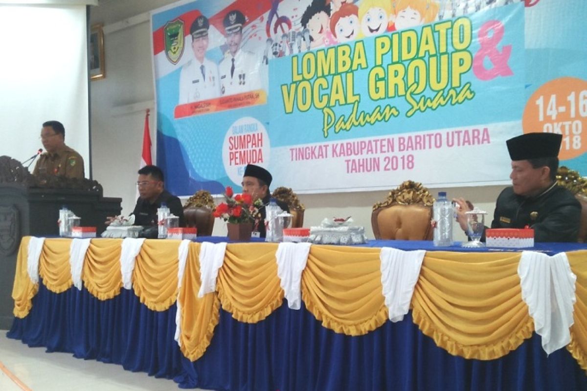 Barito Utara gelar lomba pidato Sumpah Pemuda