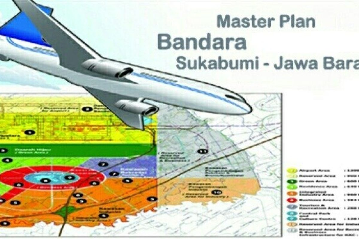 Bandara Sukabumi akan berada di dua kecamatan