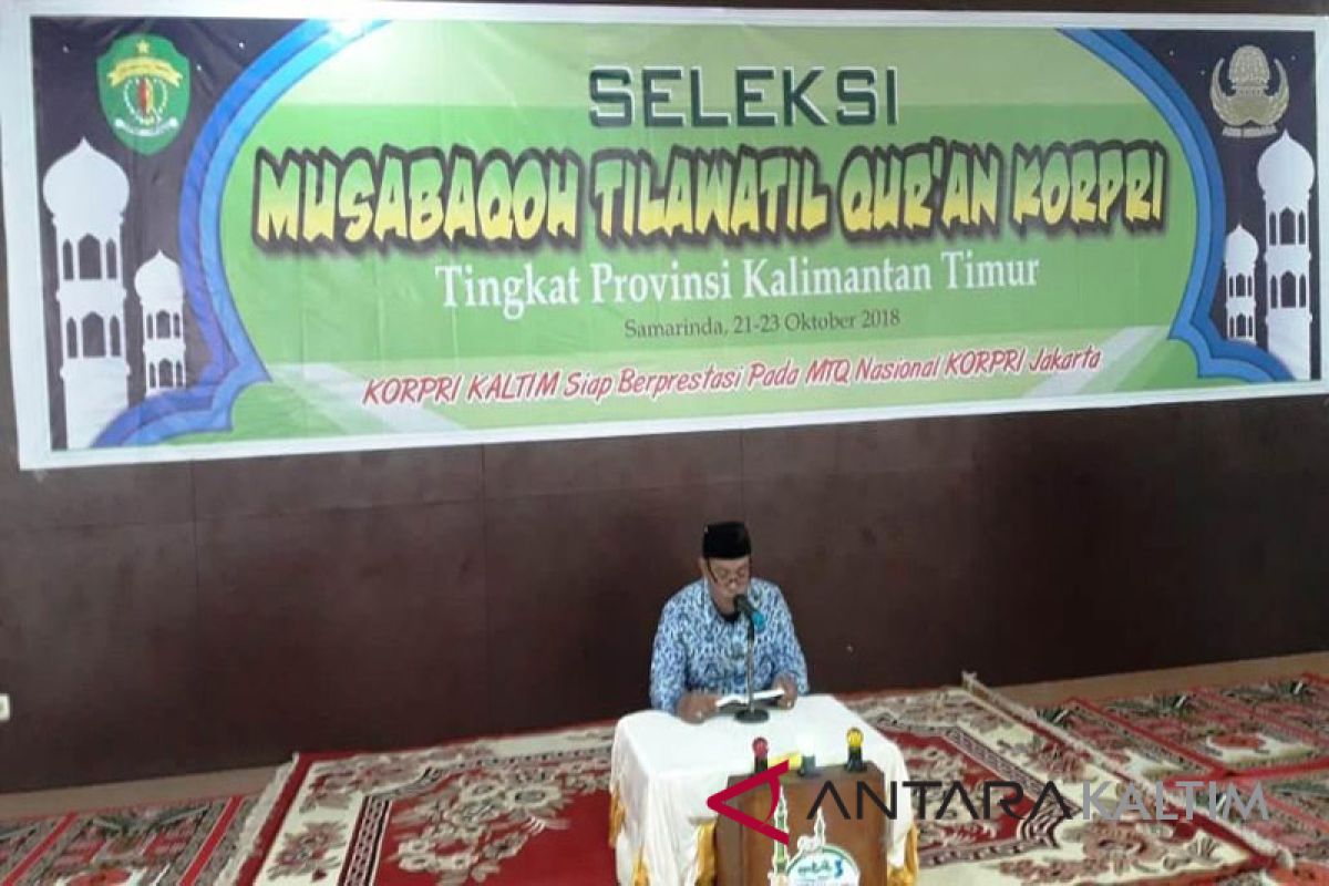 Seleksi MTQ Korpri  Dorong Peningkatan Kinerja ASN Kaltim