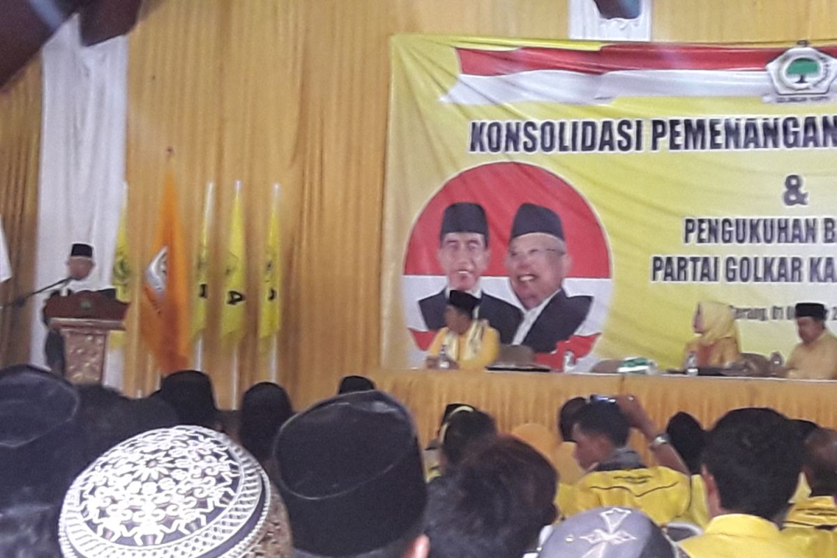 KH Ma'ruf Amin Minta Dukungan Kader Golkar Banten