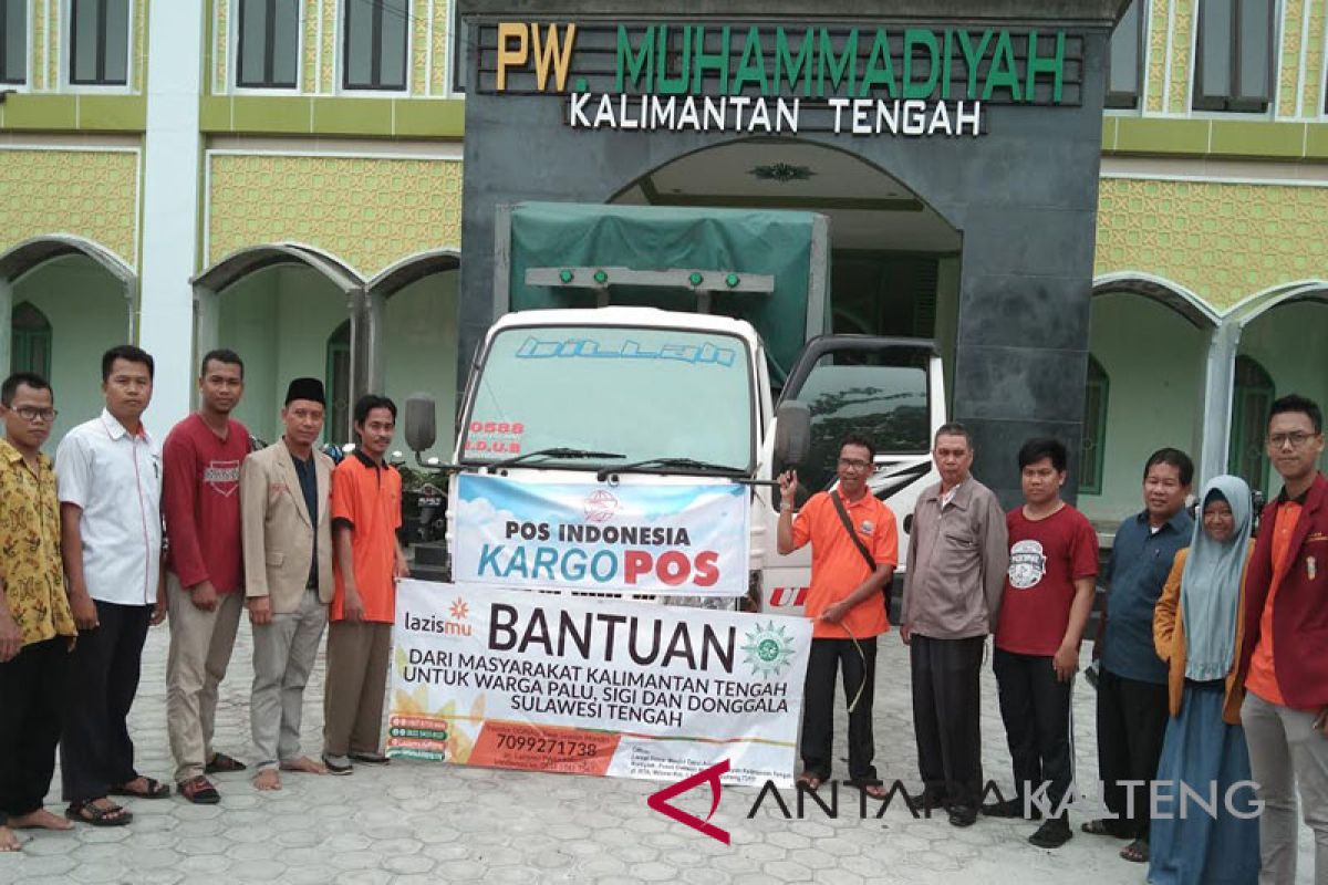 Muhammadiyah Kalteng salurkan bantuan korban bencana Sulteng