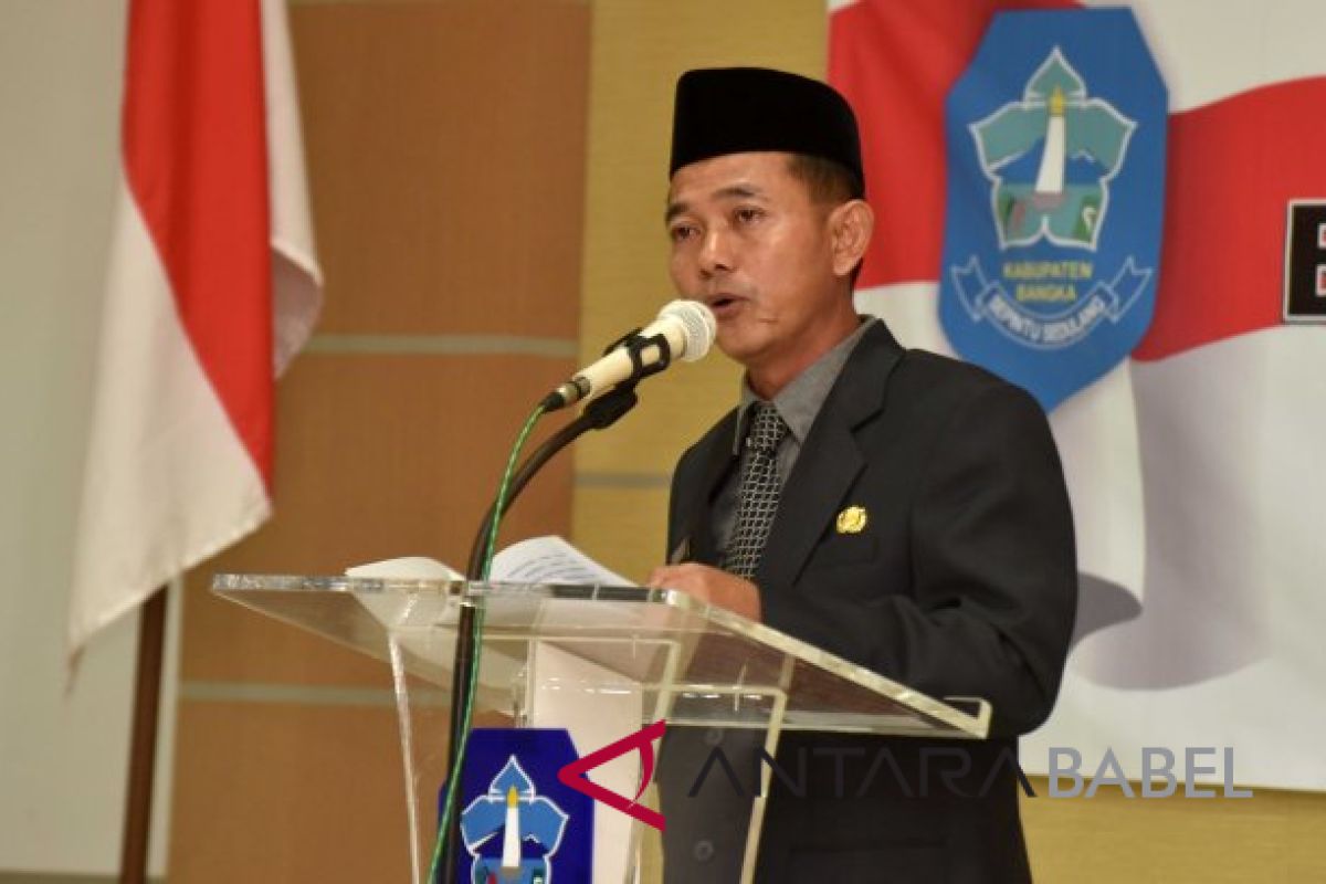 Bupati Bangka berharap tujuh Raperda dapat disetujui legislatif