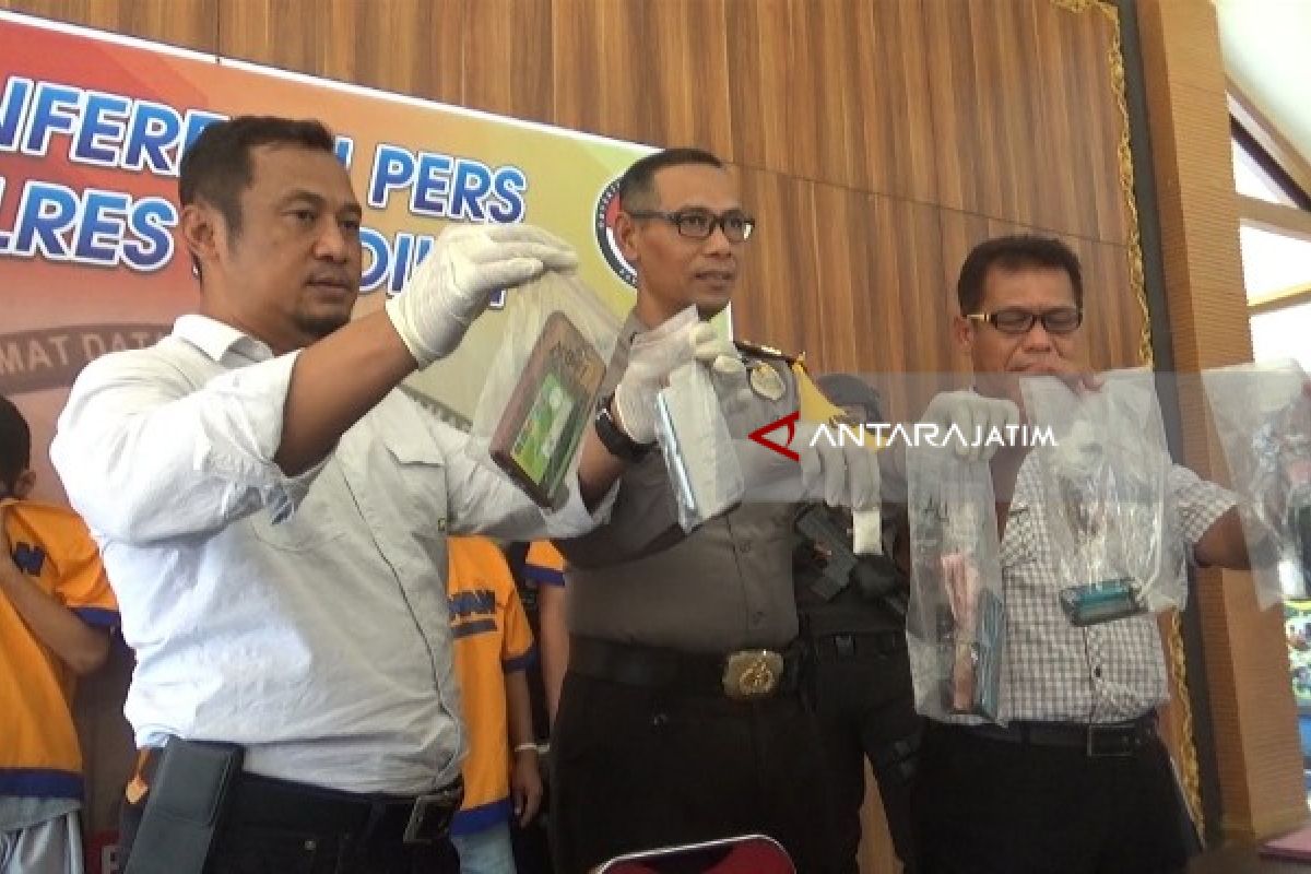 Tiga Pengedar Narkoba Diciduk Polres Madiun