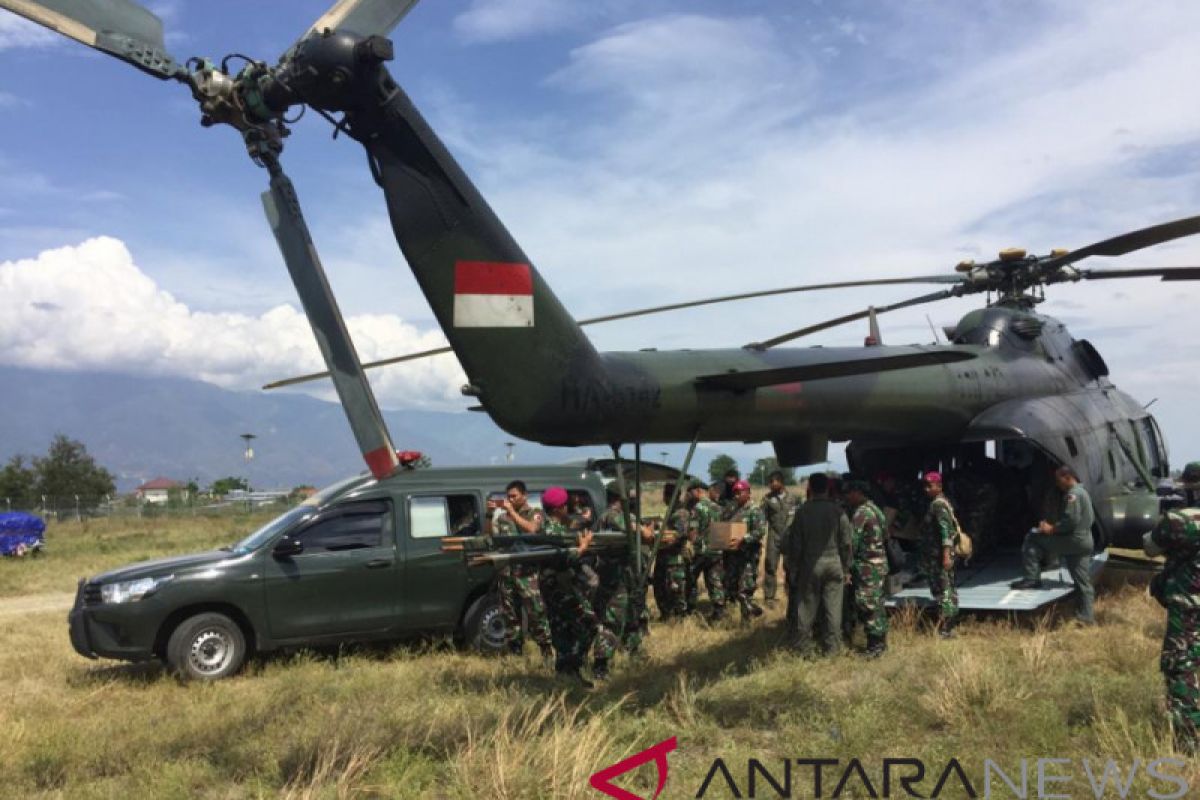 25 personel medis TNI tiba di Donggala