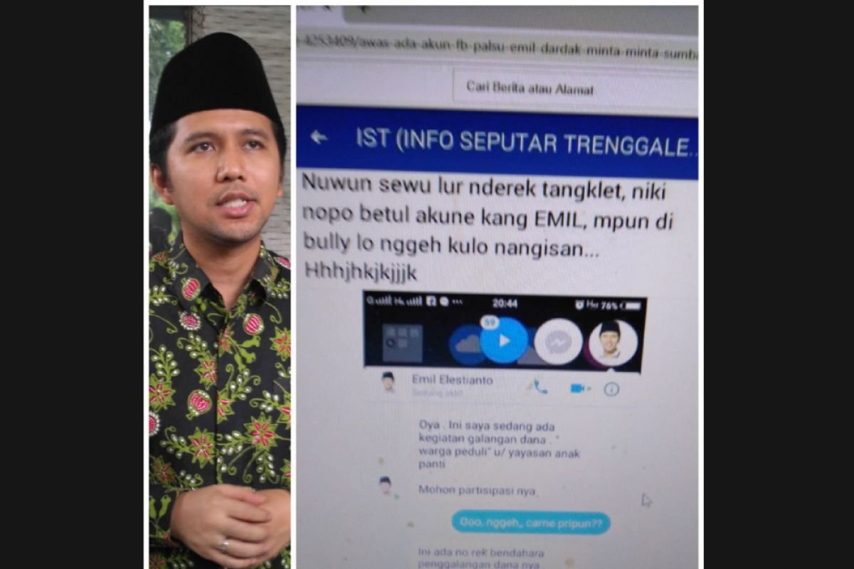 Emil Laporkan Pencatutan Namanya di Medsos Untuk Galang Bantuan