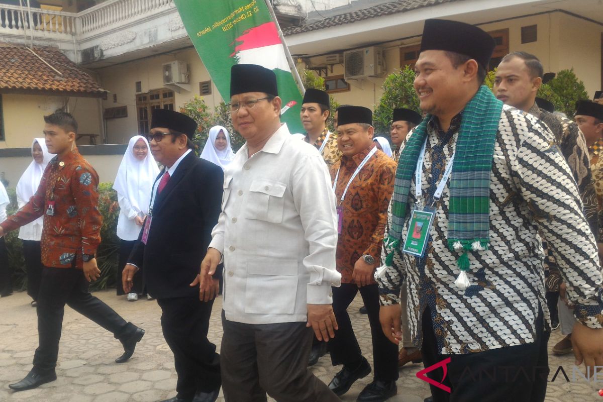 Prabowo Subianto Hadiri Rakernas LDII