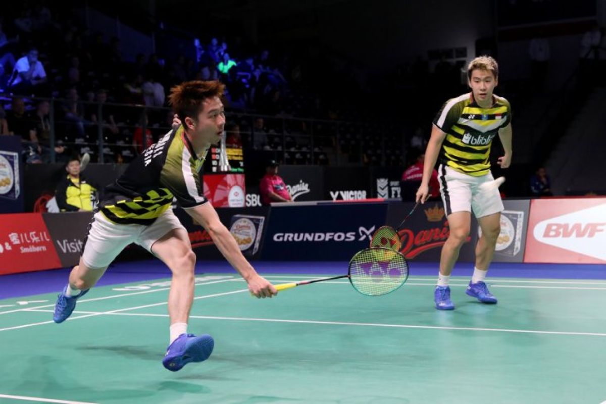 Kevin/Marcus lewati rintangan pertama Denmark Terbuka