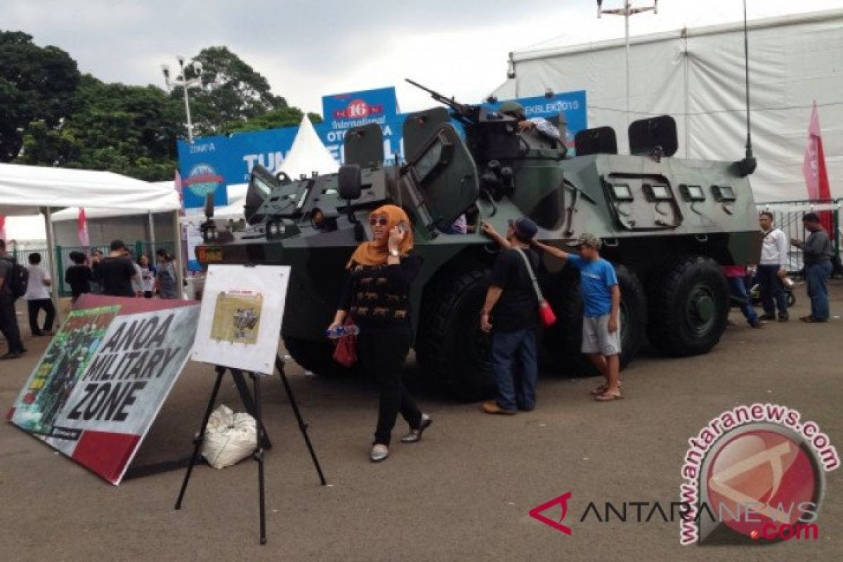 Pindad pamerkan Panser Anoa di IBD Expo 2018