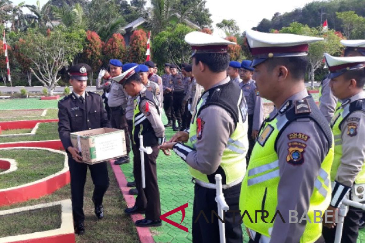 Polres Bangka Selatan galang dana korban tsunami Palu dan Donggala