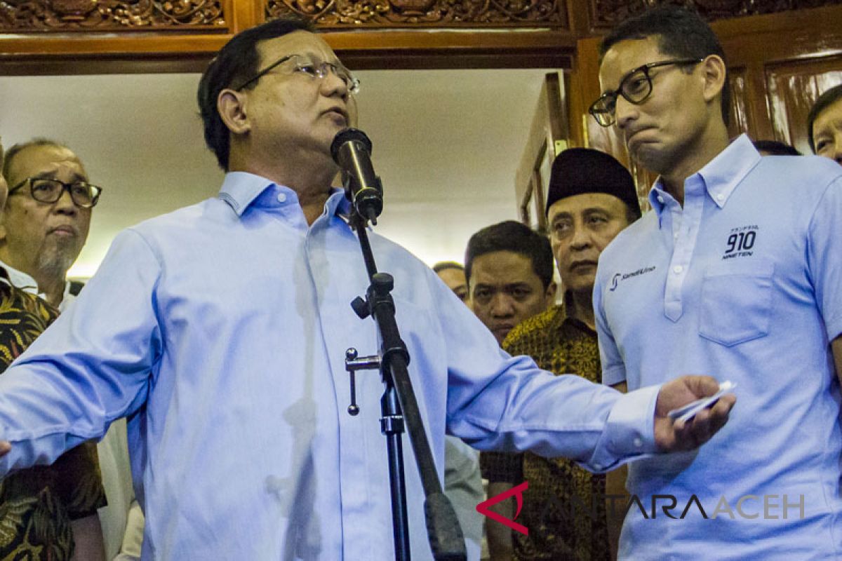 Pasangan Prabowo-Sandi kembali dapat dukungan dari Ibara