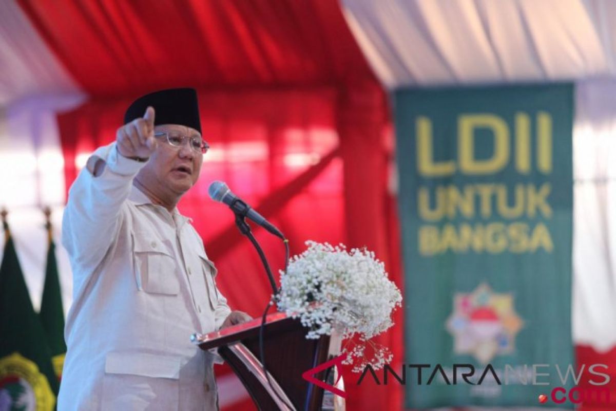 Prabowo Subianto tegaskan akan hormati putusan rakyat di Pilpres 2019
