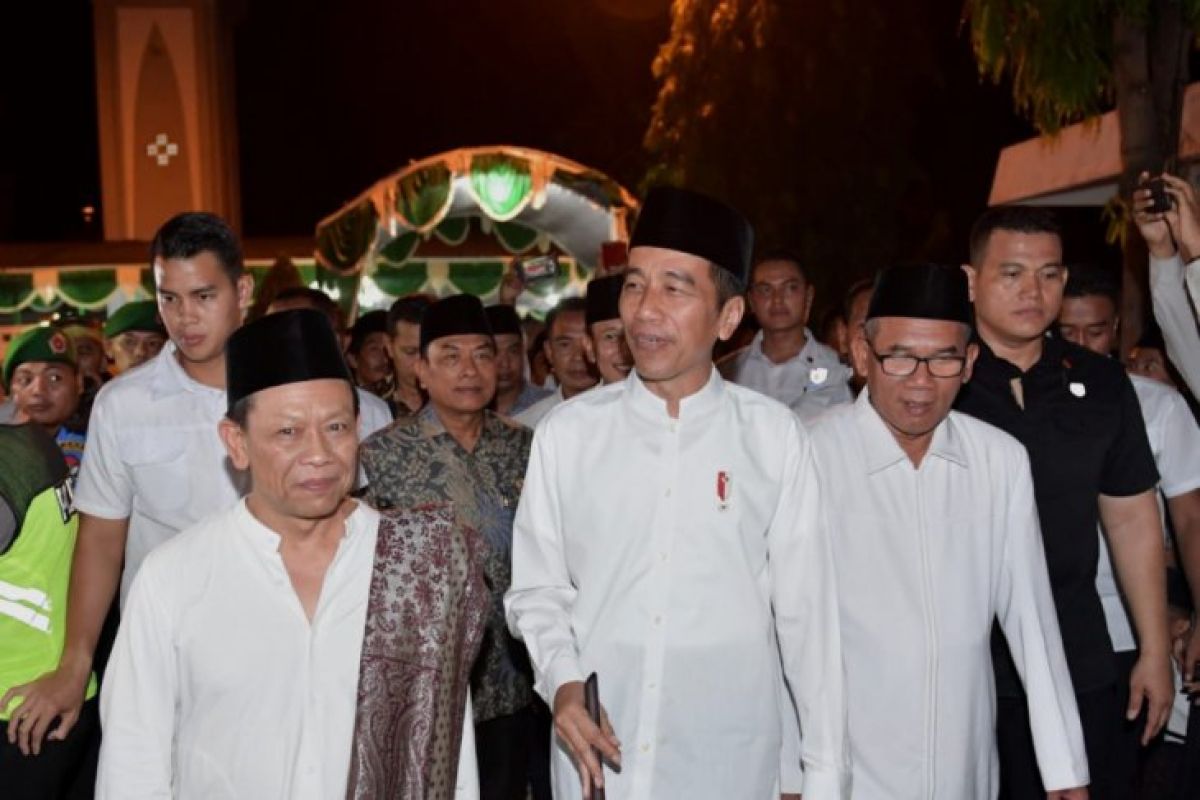 Presiden silaturahmi di Ponpes Girikesumo