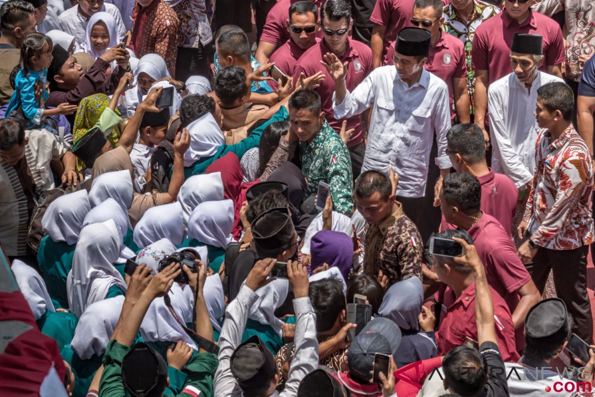 Jokowi grateful for being an influential Muslim figure