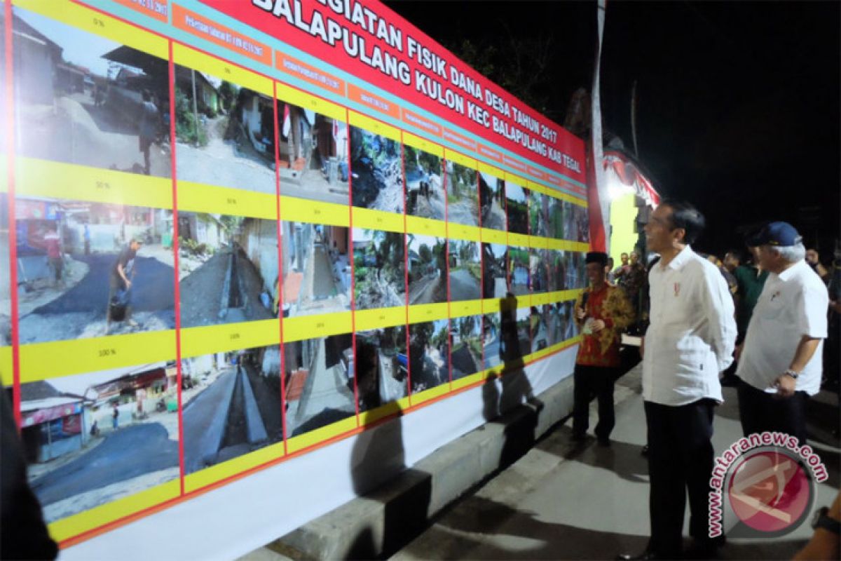 Presiden Jokowi: dana desa ke depan diprioritaskan untuk pembangunan SDM