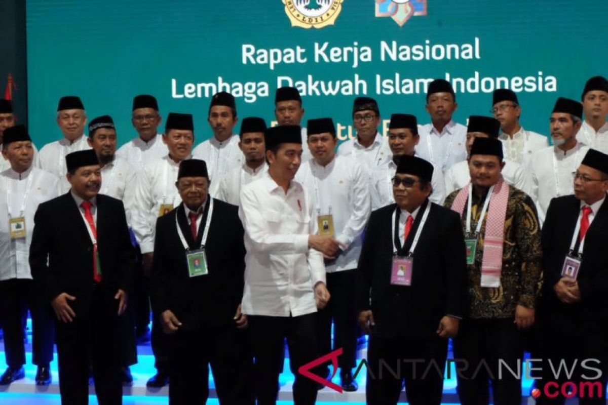 Presiden Jokowi minta LDII tak terjebak kabar bohong