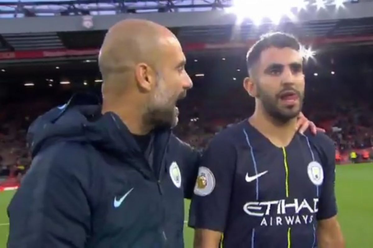 Guardiola istirahatkan Mahrez karena obat yang dikonsumsinya