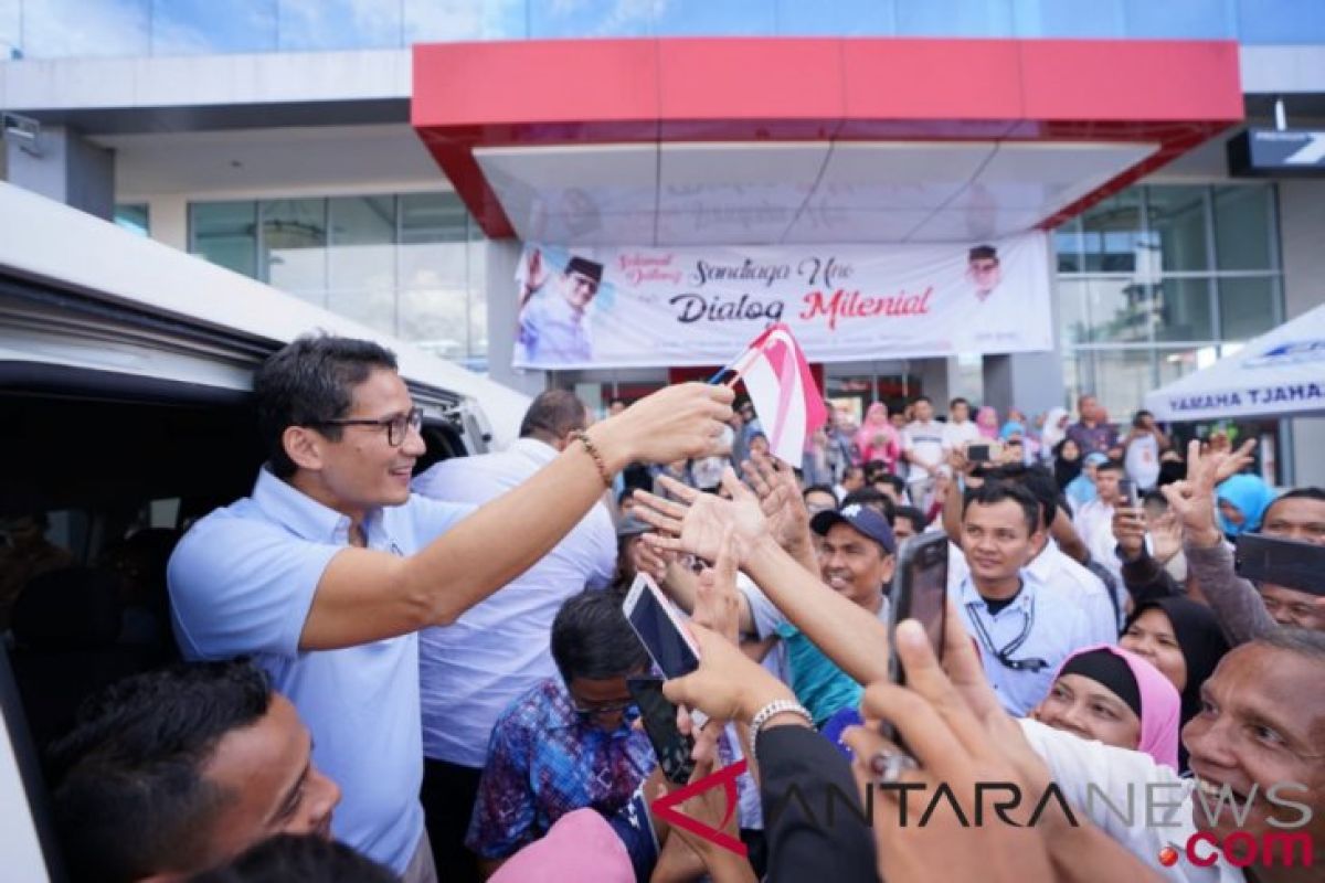 Sandiaga Uno memberi tips menjadi pengusaha tangguh kepada milenial