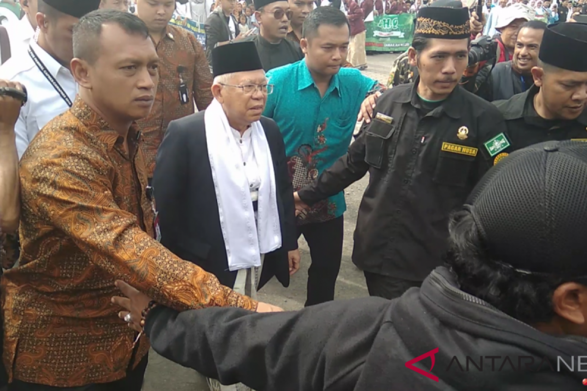 Ma'ruf Amin: santri harus miliki peran bagi bangsa