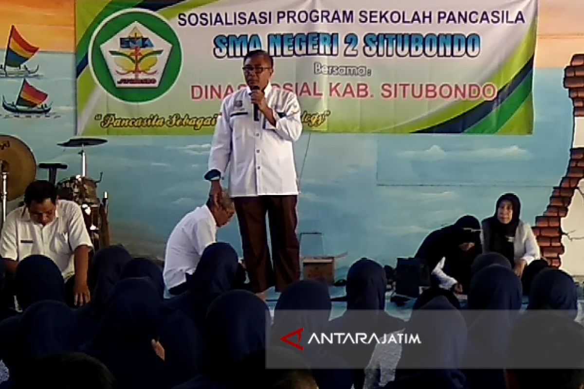 Dinas Sosial Situbondo Sosialisasikan Program Sekolah Pancasila (Video)