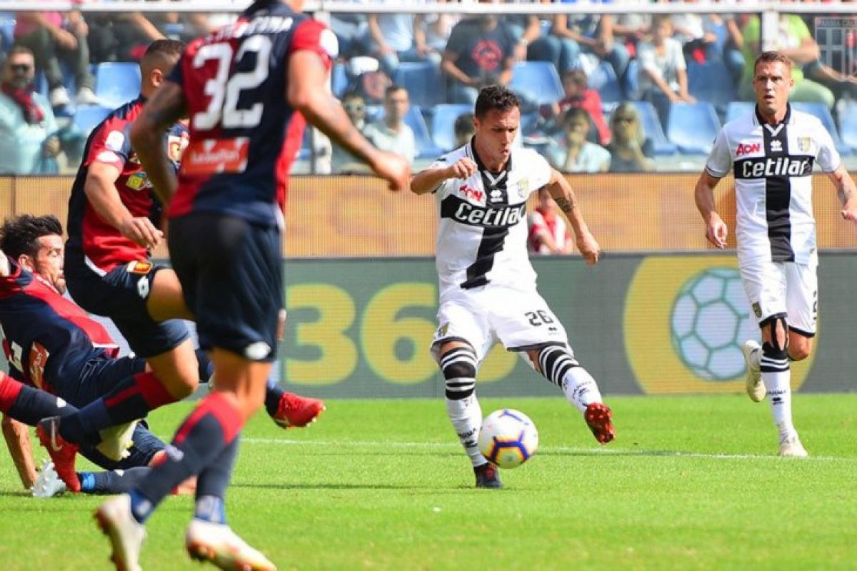 Sempat tertinggal, Parma bangkit untuk libas Genoa