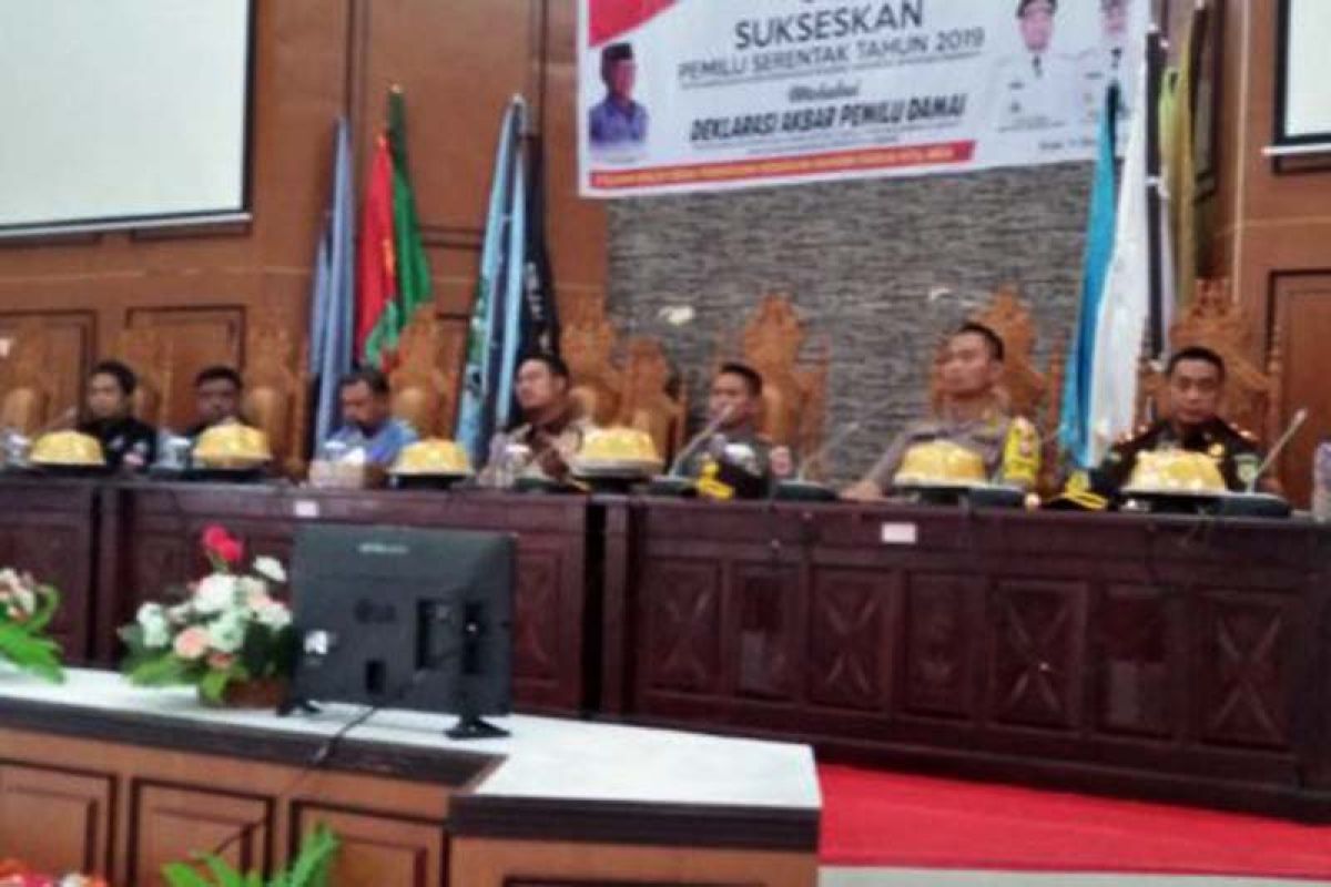 Kabupaten Sinjai Deklarasi akbar Pemilu Damai