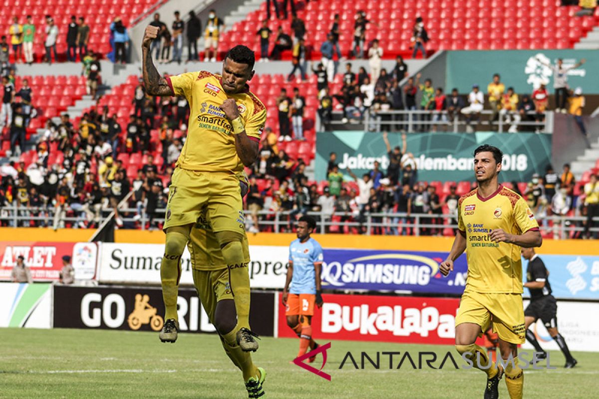 Sriwijaya FC libas Perseru Serui 4-0